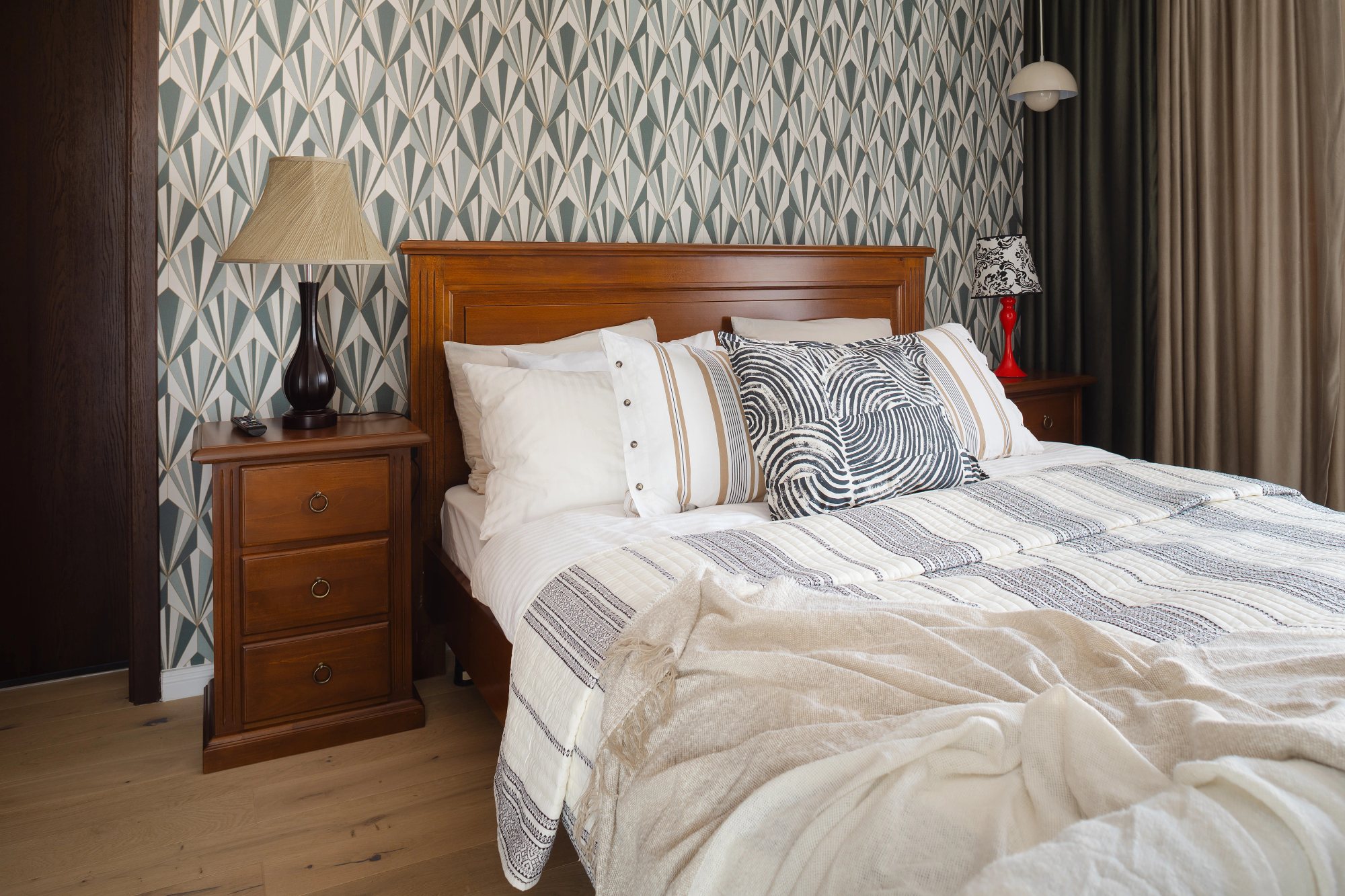 Bedrooms — The master suite