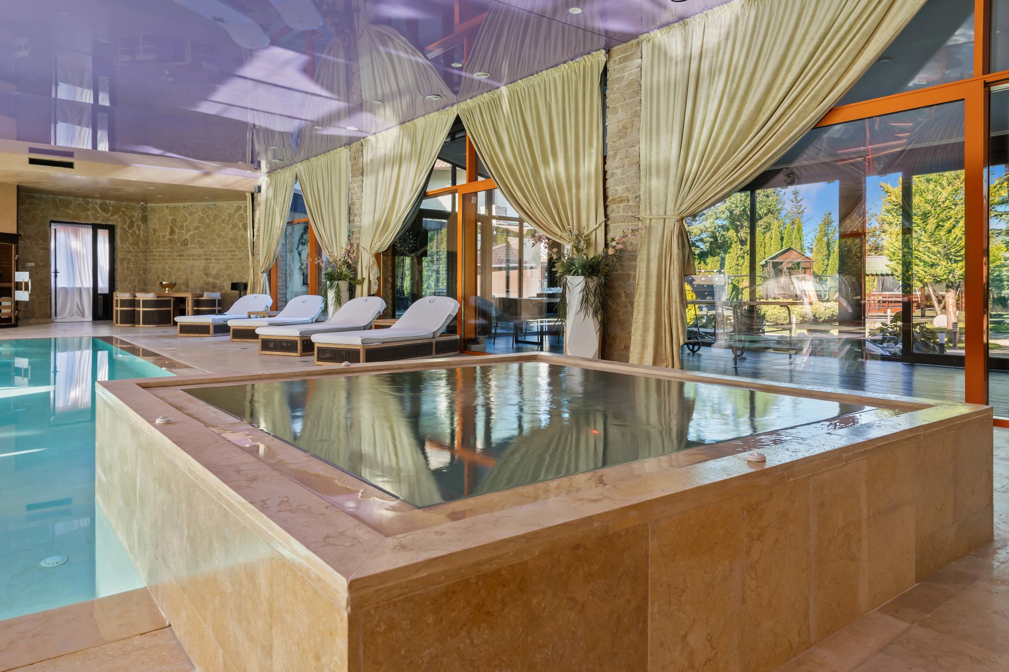Pool & Spa — The marble plunge