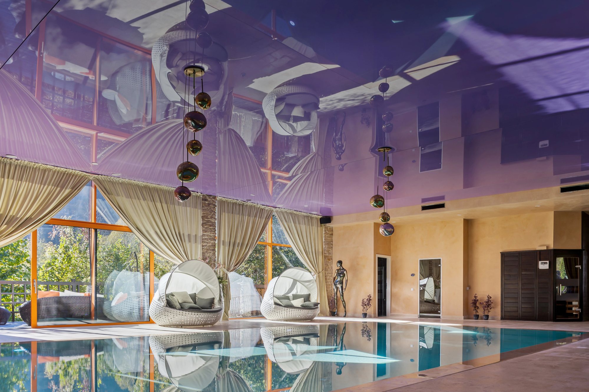 Pool & Spa — The indoor marble pool