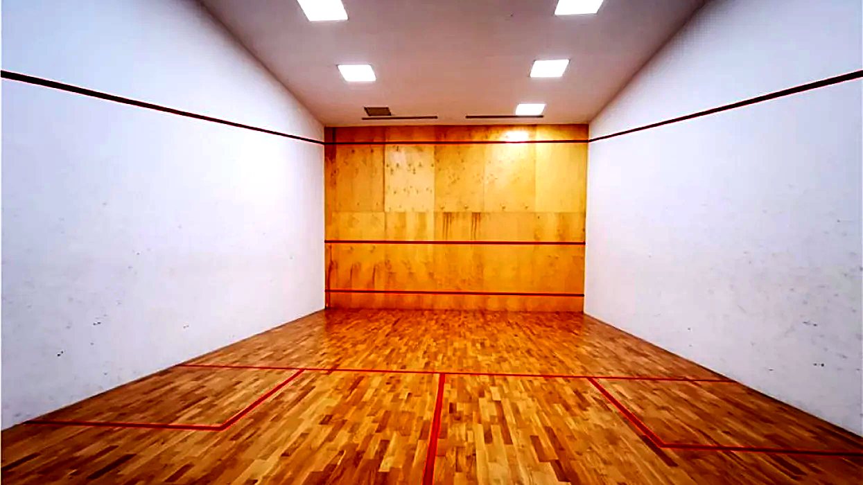 The squash court