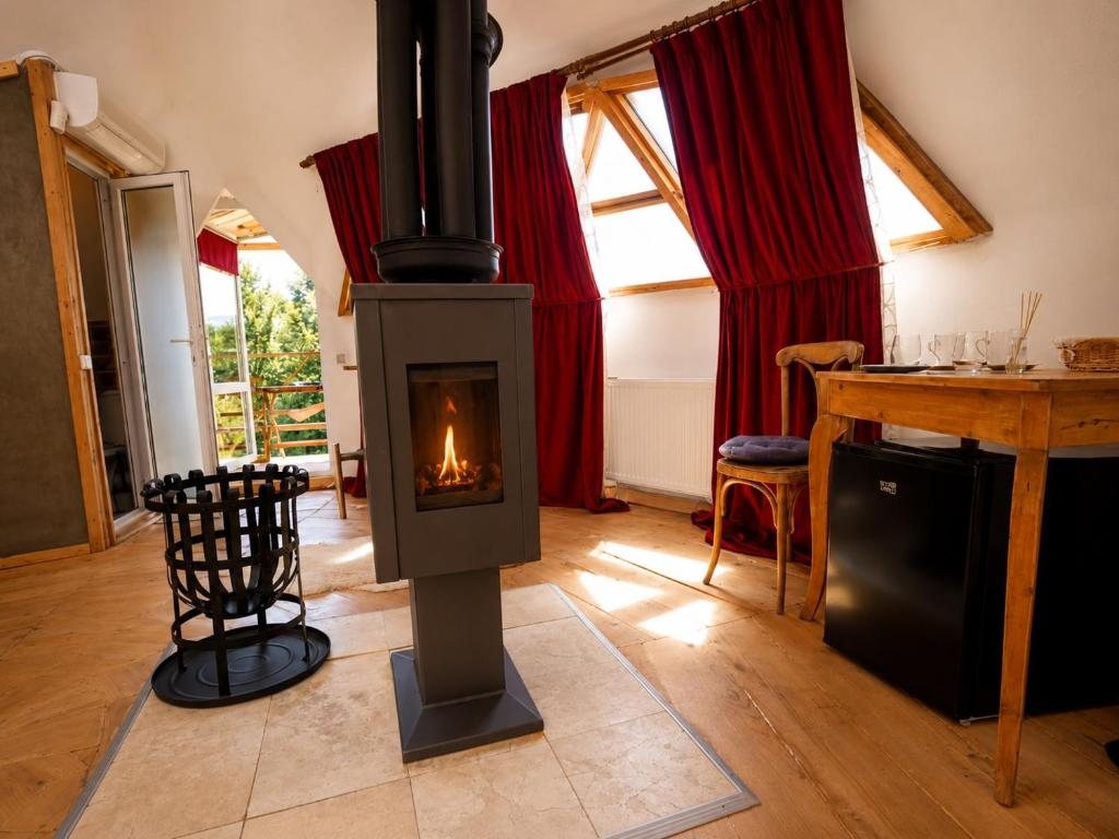 Warmth by the wood stove